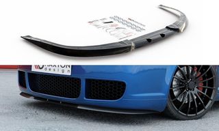 Spoiler / Χειλάκι Εμπρός Προφυλακτήρα Maxton Design VW Golf 4  - Για Προφυλακτήρα R32 - Μαύρο Γυαλιστερό - (VW-GO-4-R32-CUPRA-FD1G)