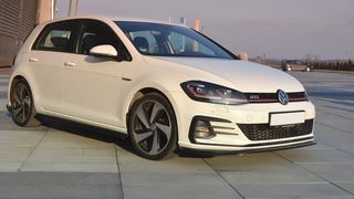 Spoiler / Χειλάκι εμπρός προφυλακτήρα Maxton Design VW GOLF VII GTI FACELIFT Μαύρο Σαγρέ - (VW-GO-7F-GTI-FD2T)