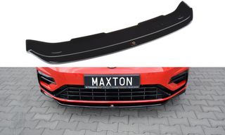 Spoiler / Χειλάκι εμπρός προφυλακτήρα Maxton Design VW GOLF 7 R FACELIFT Carbon Look - (VW-GO-7F-R-FD5C)