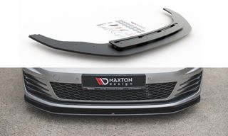 Spoiler / Χειλάκι εμπρός προφυλακτήρα Maxton Design VW Golf 7 GTI - (VWGO7GTICNC-FD2BRB)