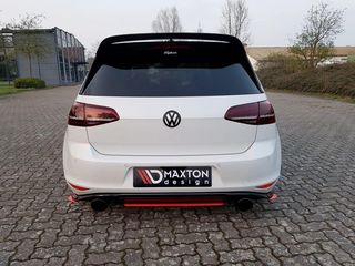 Splitter / Διαχύτης πίσω προφυλακτήρα Maxton Design VW GOLF Mk7 GTI CLUBSPORT Carbon Look - (VW-GO-7-GTI-CS-RD1C)