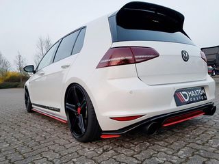 Πλαϊνά πίσω spoiler Maxton Design VW Golf Mk7 GTI CLUBSPORT look carbon - (VW-GO-7-GTI-CS-RSD1C)