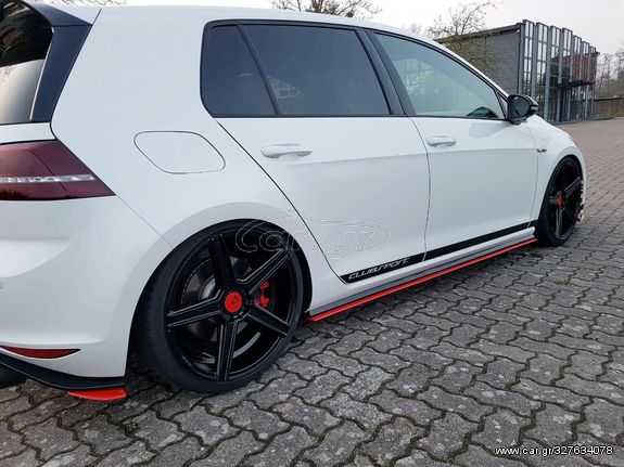 Μαρσπιέ Maxton Design VW Golf Mk7 GTI CLUBSPORT look carbon - (VW-GO-7-GTI-CS-SD1C)