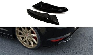 Πλαϊνά πίσω spoiler Maxton Design VW Golf Mk7 R μαύρο σαγρέ - (VW-GO-7-R-RSD1T)