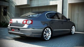 Spoiler προφυλακτήρα πίσω Maxton Design VW Passat B6 - (VW-PA-B6-RLINE-S-RS1FP)