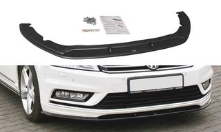 Spoiler / Χειλάκι εμπρός προφυλακτήρα Maxton Design VW Passat B7 R-Line Carbon Look - (VW-PA-B7-RLINE-FD1C)