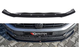 Spoiler / Χειλάκι εμπρός προφυλακτήρα Maxton Design VW Passat R-Line B8 Carbon Look - (VW-PA-B8-RLINE-FD1C)