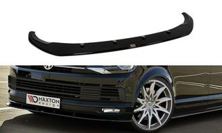 Spoiler / Χειλάκι εμπρός προφυλακτήρα Maxton Design VW T6 Εμπρός διαχύτης Carbon Look - (VW-T6-FD1C)