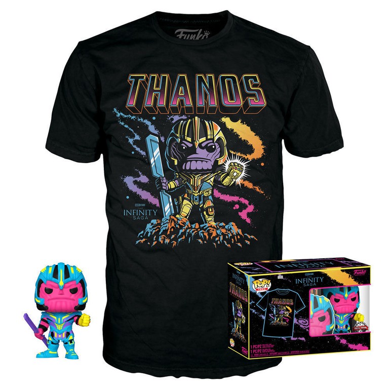Set figure POP & Tee Marvel Infinity Saga Thanos Exclusive S