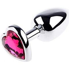 Naughty Toys AG010 Small Πρωκτική Σφήνα σε Ροζ χρώμα