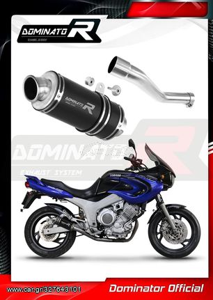 Dominator Εξάτμιση Μονό Τελικό GP1 Black S.Steel Yamaha TDM 850  1991 - 2001(Καταργεί Το Καζανάκι) Με Σιγαστήρα