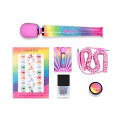 Le Wand All That Glimmers  - Επαναφορτιζόμενος Δονητής Μασάζ Wand Massager (Rainbow Ombre)