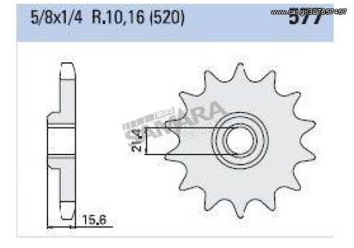 Γρανάζια κίνησης για YAMAHA XT 600E RK