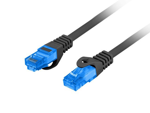 LANBERG PATCHCORD S/FTP CAT.6A 2M BLACK LSZH