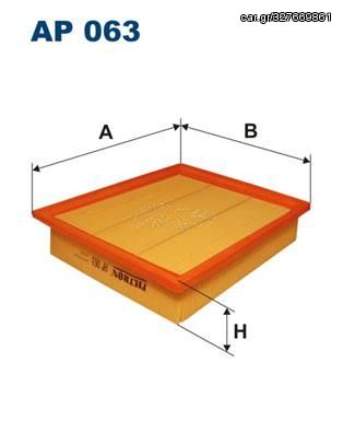 ΦΙΛΤΡΟ ΑΕΡΑ FILTRON FA-3670  AP063 1H0129620 1HM129620 1444N2