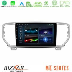 Bizzar M8 Series Kia Sportage 2018-2021 8Core Android13 4+32GB Navigation Multimedia Tablet 9"