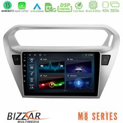 Bizzar M8 Series Citroën C-Elysée / Peugeot 301 8Core Android13 4+32GB Navigation Multimedia Tablet 9"