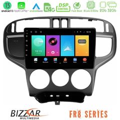 Bizzar FR8 Series FR8 Series Hyundai Matrix 2001-2010 8Core Android13 2+32GB Navigation Multimedia Tablet 9"