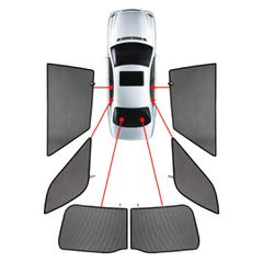 CarShades VW TIGUAN ALLSPACE (LWB) 5D 2016> ΚΟΥΡΤΙΝΑΚΙΑ ΜΑΡΚΕ (6 ΤΕΜ.) | Pancarshop