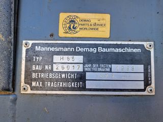 Εκσκαφέας Με Ερπύστριες Demag 1988 H65-thumb-8
