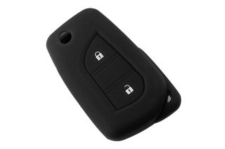 Κάλυμμα Σιλικόνης Για Toyota Aygo-Yaris-Highlander-Camry-Rav4 Με 2 Κουμπιά