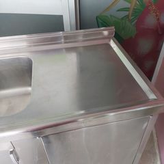 Λάντζα κλειστή inox, 275*60*83/95 εκ, με 5 γούρνες και πάσο αποστράγγισης. Μεταχειρισμένο. Ποιότητα & Τιμή Stockinox-thumb-5