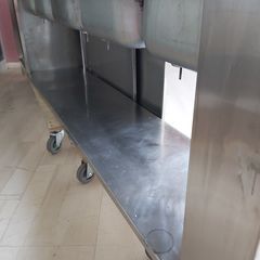 Λάντζα κλειστή inox, 275*60*83/95 εκ, με 5 γούρνες και πάσο αποστράγγισης. Μεταχειρισμένο. Ποιότητα & Τιμή Stockinox-thumb-6