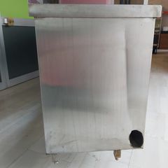 Λάντζα κλειστή inox, 275*60*83/95 εκ, με 5 γούρνες και πάσο αποστράγγισης. Μεταχειρισμένο. Ποιότητα & Τιμή Stockinox-thumb-10
