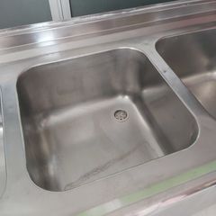 Λάντζα κλειστή inox, 275*60*83/95 εκ, με 5 γούρνες και πάσο αποστράγγισης. Μεταχειρισμένο. Ποιότητα & Τιμή Stockinox-thumb-18