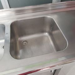 Λάντζα κλειστή inox, 275*60*83/95 εκ, με 5 γούρνες και πάσο αποστράγγισης. Μεταχειρισμένο. Ποιότητα & Τιμή Stockinox-thumb-19