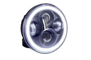 Ζευγάρι φανάρια full led 5.75'' Hi-low H4 μη ημέρας και φλας έτοιμα για τοποθέτηση