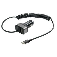 Κωδ.227103 Lampa ΑΝΤΑΠΤΟΡΑΣ ΑΝΑΠΤΗΡΑ 12/24V ΜΕ 2 USB ΚΑΙ ΚΑΛΩΔΙΟ ΦΟΡΤΙΣΗΣ TYPE C 150cm 6000mA SILVER LINE τηλ.215-215-8211
