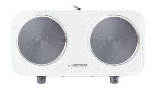 Esperanza EKH010W Adjustable electric cooker, 2 heating fields, white-thumb-4