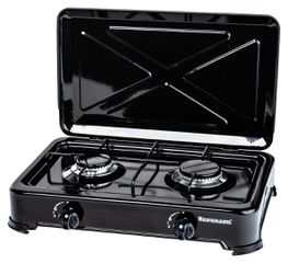 Countertop Hob Gas Ravanson K-02TB [black; 2 zone(s)]