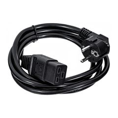 Gembird Schuko / IEC320 C19 Server Power Cable, 16A, 1.8m