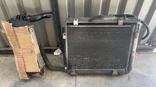 Σετ ψυγείων diesel (νερού-A/C-intercooler) και βεντιλατέρ (4-pins) από Opel Agila B - Suzuki Splash 2008 - 2014  1.3 CDTi (diesel)