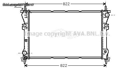 ΨΥΓΕΙΟ ΝΕΡΟΥ ΚΑΙΝΟΥΡΙΟ FORD TRANSIT / TOURNEO 2000-2006 (770X388X26) AVA FD2318 BEHR HELLA 8MK 376 764-111 DENSO DRM10103 FRIGAIR 0205.3012 MAHLE CR1346000S NISSENS 62043A NRF 519697 VALEO 734292