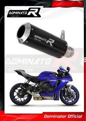 Dominator Εξάτμιση Τελικό GP Black S.Steel Yamaha R1 2015 - 2016 Με Σιγαστήρα