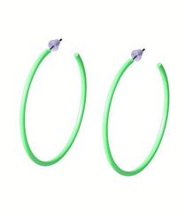 Neon Green Earrings