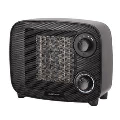 ΑΕΡΟΘΕΡΜΟ ΚΕΡΑΜΙΚΟ VINTAGE 1500W ΓΡΑΦΙΤΗΣ EUROLAMP 300-41351