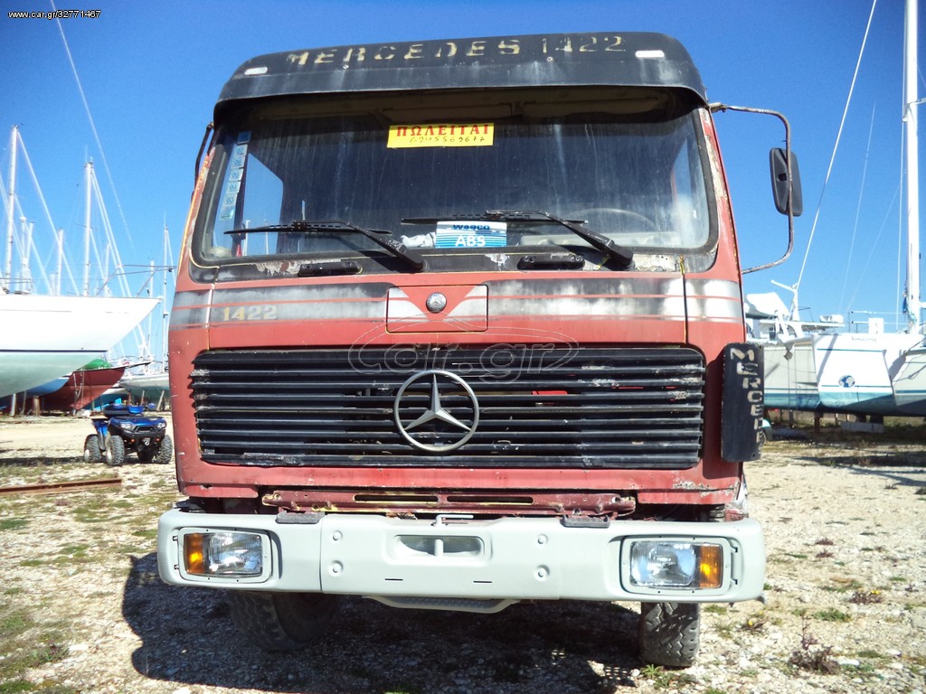 Ανατροπή Mercedes-Benz 1985 1422 ΚΑΡΟΤΣΑ ΑΝΑΤΡΟΠΗ
