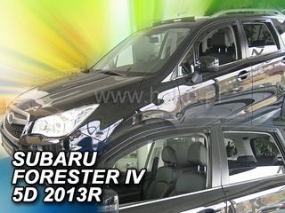 ΑΝΕΜΟΘΡΑΥΣΤΕΣ ΓΙΑ SUBARU FORESTER IV 5D 2013+ ΣΕΤ ΑΥΤΟΚΙΝΗΤΟΥ ΑΠΟ ΕΥΚΑΜΠΤΟ ΦΙΜΕ ΠΛΑΣΤΙΚΟ HEKO - 4 ΤΕΜ.