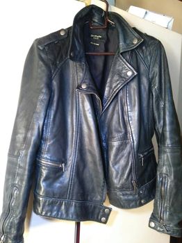 ΔΕΡΜΑΤΙΝΟ JACKET STRADIVARIUS REAL LEATHER ,,,,NO ,L