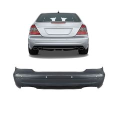 Πισινός Προφυλακτήρας Για Mercedes-Benz E-Class W211 06-09 AMG Look Με PDC Made In Taiwan