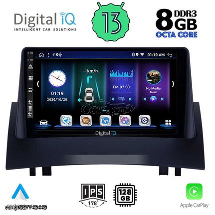 DIGITAL IQ BXD 8555_CPA (9inc) MULTIMEDIA TABLET OEM RENAULT MEGANE 2 mod. 2002-2008