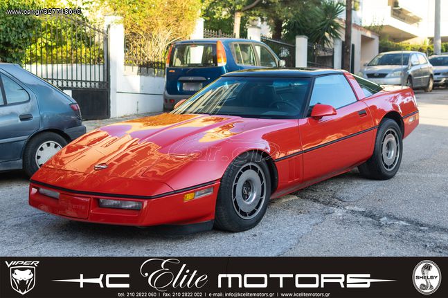 Płowy Koń Z Czarną Grzywą Car.gr - Corvette C4 1985 Targa Fully Restored