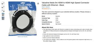 Καλώδιο (cable) HDMI - HDMI 5m + ethernet-thumb-2