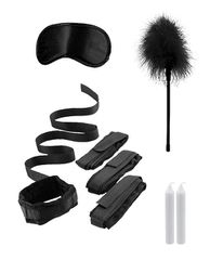 Bed Bindings Restraint Kit - Black
