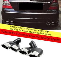Diffuser/Σπόιλερ για Mercedes W211 AMG-thumb-13