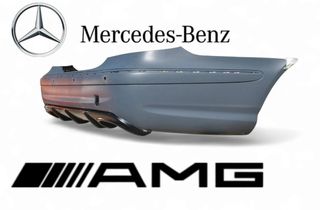 Diffuser/Σπόιλερ για Mercedes W211 AMG-thumb-1
